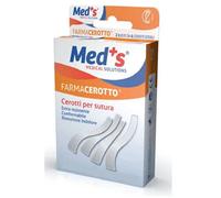 Meds Farmacerotto Per Sutura 2 Buste Da 3 Cerotti Sterili