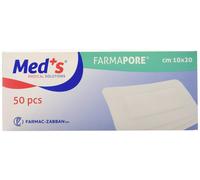 Med'S Farmapore Cerotti per Medicazione Sterile Adesiva 10x20Cm, 50 Pezzi