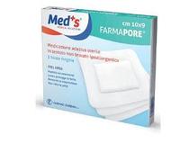 Med's Farmapore Medicazione Autoadesiva Sterile Con Cerotto 10 x 12 cm 5 Pezzi