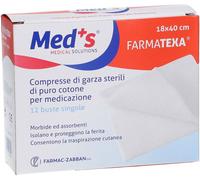 meds Farmatexa Compresse Di Garza Sterile 18x40 Cm 12 Buste Singole