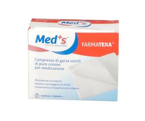 Med's Farmatexa - Compresse Sterili Garza Idrofila Medicazione 15x15 cm, 25Pezzi