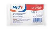 GARZA COMPRESSA IDROFILA MEDS FARMATEXA 12/8 10X10CM 25 PEZZI