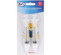 Med's Siringa per irrigazione nasale senza ago 10 ml 2 pezzi