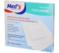 Med's Medicazione Autoadesiva Sterile 15 x 15 cm 5 Pezzi