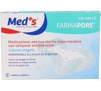 meds Med's Medicazione Adesiva Sterile Trasparente Impermeabile 10 m x 12 cm 5 Pezzi