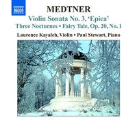 Medtner Nicolas - Opere Per Violino E Pianoforte (Int