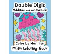 Meducolara Double Digit Addition and Subtraction Color by Number Mat (Tascabile)