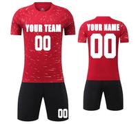 MEDUOLA Maglie da Calcio Personalizzate per Adulti e Bambini, Maglie e Pantaloni, Maglie da Allenamento per Il Calcio Maschile, Set di Maglie Sportive per Le aziende