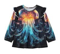 Medusa Animale Licenziato Arrabbiato Camicie da Notte da Donna,Pigiami a Maniche Lunghe Morbide Abbigliamento da Notte