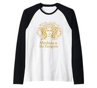 Medusa e Le Gorgoni Mitologia Greca Sorelle Serpenti Maglia con Maniche Raglan
