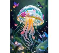 Medusa fiore farfalla - Puzzle 100 Pezzi - Puzzle Fai da te 40x28 cm,Intrattenimento Creativo - Puzzle Per Adulti E Tutta La Famiglie