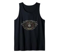 Medusa Gotico Mitologia Greca Dark Fantasy Testa di Serpente Canotta