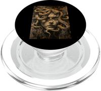 Medusa Greek Mythology Occult Scary Dark Grunge Art PopSockets PopGrip per MagSafe