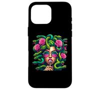 Medusa Hippie Psychedelic Snakes Greek Mythology Custodia per iPhone 16 Pro Max
