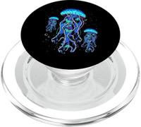 Medusa Jellies Blu Marine Sea Ocean Diver Surfer PopSockets PopGrip per MagSafe