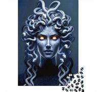 Medusa Mythical Queen 1000 Pezzi Carta Ecologica Puzzle Classico Amanti Del Famiglia Decompressione Gioco Regali Pacchetto Valore 70x50cm/1000pcs