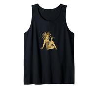 Medusa Pinup Gorgon Retro Mito Design con Tocco giocoso Canotta