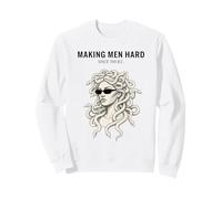 Medusa Rende Gli Uomini duri dal 700 a.C. Umorismo Mitologia Greca Felpa