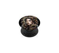 Medusa Snake Queen Mitico Serpente Dea PopSockets PopGrip Adesivo