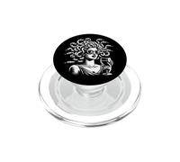 Medusa Testa Con Vino Mitologia Greca Design Antichi Serpenti PopSockets PopGrip per MagSafe