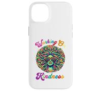 Medusa Working on Kindness Pun Sunglasses Greek Mythology Custodia per iPhone 14 Plus