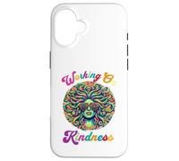 Medusa Working on Kindness Pun Sunglasses Greek Mythology Custodia per iPhone 16