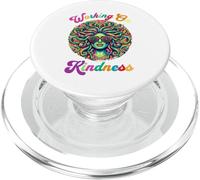 Medusa Working on Kindness Pun Sunglasses Greek Mythology PopSockets PopGrip per MagSafe