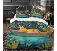 Meduse sott'acqua Set Di Copripiumino Set di 3 Pezzi microfibra morbida stampa 3D con federe per cuscini con cerniera Design Oceano Blu copripiumino for ragazze e bambini Super king（260x220cm）