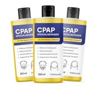 meduwell CPAP Detergente per maschere CPAP tubi e accessori, dimensioni da viaggio, 100 ml, efficace sgrassante, delicato sul silicone e delicato sulla pelle, detergente speciale, profumo piacevole (3