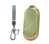 MEDZUK Custodia per Chiave Compatibile con Mini Cooper SE J01 S F65 F66 2024-2025 2026 Cover Chiave Auto,Guscio Chiave TPU con Portachiavi Accessori Protezione (Verde)