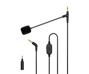 MEE audio ClearSpeak Cavo universale per cuffie con microfono Boom, nero (CBL-BM-BK)