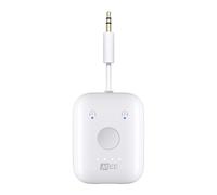 MEE audio Connect Air - Trasmettitore Audio Wireless Bluetooth per Cuffie, 2 Dispositivi, Audio Stereo Senza Fili: Utilizzalo su Aerei, TV, Palestra, Console, e Altro Ancora, Bianco