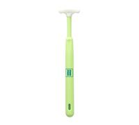 Mee Mee Baby Tender Pulisci lingua con manico antiscivolo, punta in gomma morbida e presa facile, per bambini/neonati (verde)