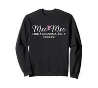 Mee-Mee Like A Grandma Only Cooler Heart Mother's Day MeeMee Felpa