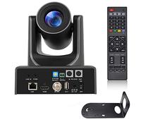 Meeasier Telecamera NDI, telecamera PTZ 20X Broadcast Live Streaming per chiesa, conferenze e produzione live, videoconferenza Live Streaming Camera NDI HX 4.6 (nero)