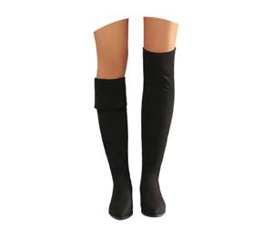 MEECHI Stivali sopra Il Ginocchio con Risvolto Stivali A Gamba Alta Slip-on Elasticizzati da Donna Stivali di Transizione retrò in Camoscio con Tacco Bassoo Tacchi Alti Sexy A Punta Invernali