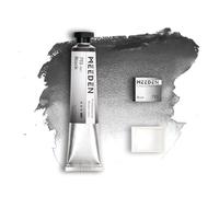 MEEDEN Acquerello Professionale per Artisti: Nero - Tubo 15 ml, Mezza Godet Pigmento Semi-Umido e Mezza Godet Vuota Abbinata per Artisti Professionisti