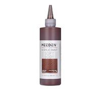 MEEDEN Bruno Vandyke Acrilico: 250 ml Colori Acrilici Soft Body in Confezione Economica in Bottiglia Ergonomica - Pittura per Fluid Art per Artisti Dipinti su Tela