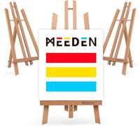 MEEDEN Cavalletto da tavolo per esposizione, confezione da 3 pezzi, 50,8 cm, legno di faggio, per pittura di cartelli