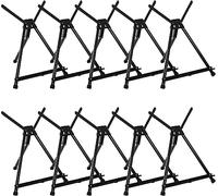 MEEDEN Cavalletto da tavolo, supporto in metallo per dipingere e esposizione, cavalletto in alluminio per pittura desktop, cavalletto per pittura portatile pieghevole per tela, dipinti, foto, libri,