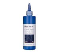 MEEDEN Colore Acrilico Soft Body: Blu Ftalo 250 ml Colori Acrilici in Confezione Economica in Bottiglia Ergonomica - Pittura per Fluid Art per Artisti Dipinti su Tela