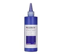 MEEDEN Colore Acrilico Soft Body: Oltremare 250 ml Colori Acrilici in Confezione Economica in Bottiglia Ergonomica - Pittura per Fluid Art per Artisti Dipinti su Tela