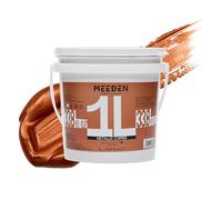 MEEDEN Metallico Rame Colori Acrilici: 1L Corpo Pesante Gloss Non Tossici - Colori Acrilici per Dipingere Tela Legno e Pietra - Vernice per legnoi per Principianti e Professionisti