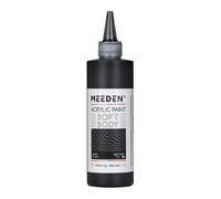 MEEDEN Nero Marte Acrilico: 250 ml Colori Acrilici Soft Body in Co Nero di Marte