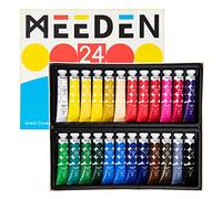 MEEDEN Set 24 Tubetti Gouache 12 ml: Colori ad Acquerello Opachi per Artisti, Studenti e Principianti, Pigmenti Ricchi per Pittura su Tela, Carta e Diario