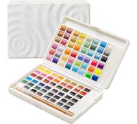 MEEDEN Set di 96 Colori ad Acquerello con Blocchi Rimovibili, Tavolozza e Accessori per Acquerelli, Kit per Artisti Principianti e Professionisti