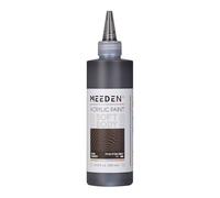 MEEDEN Terra d'Ombra Naturale Acrilico: 250 ml Colori Acrilici Soft Body in Confezione Economica in Bottiglia Ergonomica - Pittura per Fluid Art per Artisti Dipinti su Tela