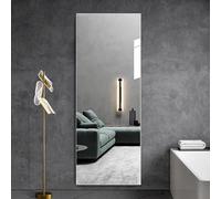 Meefmly Specchio adesivo in acrilico 30 x 120 cm Specchio intero 2 mm di spessore Specchio autoadesivo per incollare su porta e parete Piastrelle a specchio autoadesive per camera da letto, soggiorno