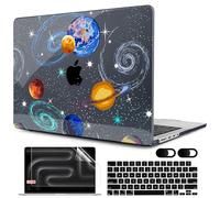 MEEgoodo Custodia per MacBook Pro M4 da 14 pollici 2024 2023 2021 A3112/A3401/A3185/A2918/A2992/A2779/A2442 M3 M2 M1 Pro/Max, custodie rigide per laptop compatibili con MacBook Pro 14", stelle e