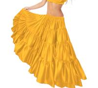 MEEK MERCERY BY KF Gonna da Danza del Ventre a 4 Strati da 32 Iarde per Ragazze, Set di Costumi da Ballo S30
